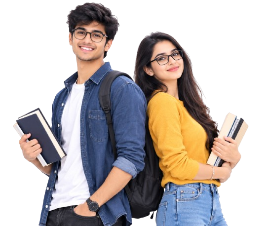 Smiling Indian student ready for admission counselling